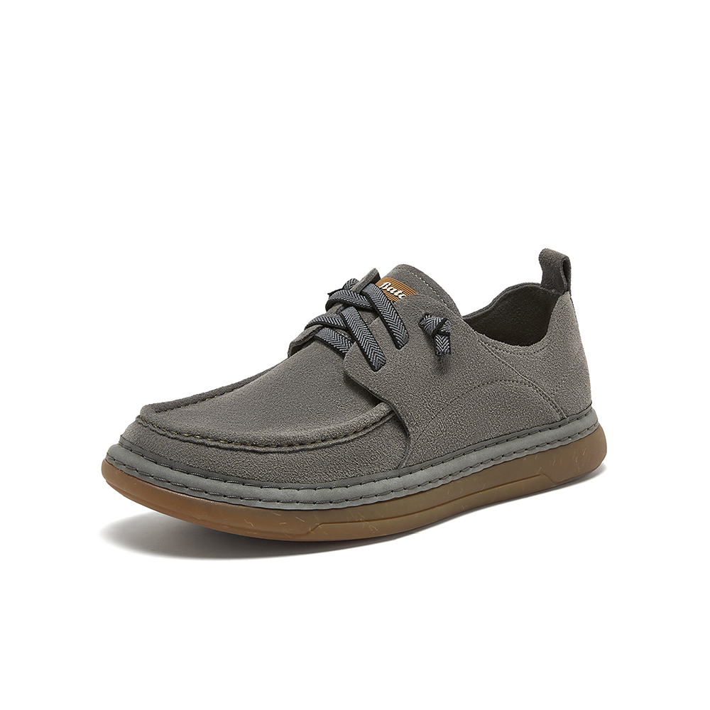 Bata休闲皮鞋男2025春季新款百搭牛剖层皮通勤商务皮鞋W6601AM5