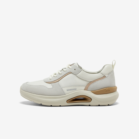 Bata休闲鞋女2025春季商场厚底透气通勤百搭运动鞋0730DAM5