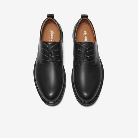 Bata正装皮鞋男2025春季商场新款牛皮英伦商务通勤德比鞋91B01AM5