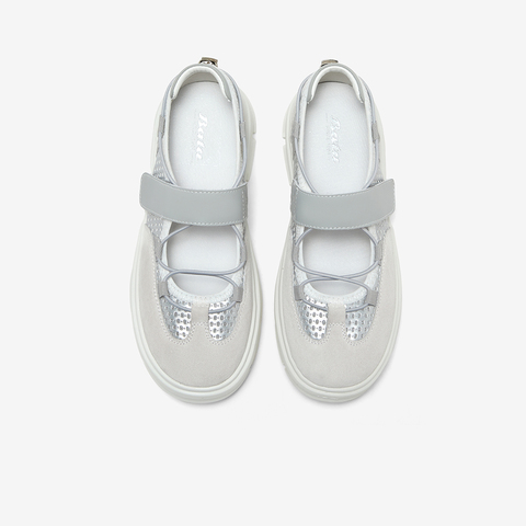 Bata休闲玛丽珍2025夏季新款通勤娃娃浅口厚底透气开车鞋6871DBQ5