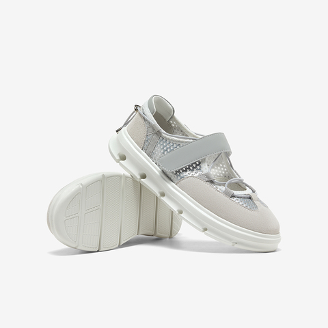 Bata休闲玛丽珍2025夏季新款通勤娃娃浅口厚底透气开车鞋6871DBQ5