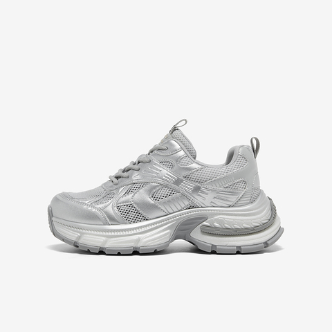 Bata老爹鞋女2025夏商场新款厚底通勤透气舒适运动休闲鞋AZA02BM5