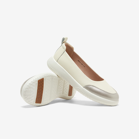 Bata奶奶鞋女2025夏季新款通勤牛皮厚底浅口百搭轻便单鞋WRVL5BQ5