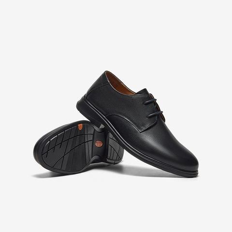 Bata商务正装鞋男2025夏季商场新款英伦牛皮德比通勤皮鞋335AEBM5