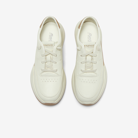 Bata休闲鞋女2025秋季商场新款厚底通勤百搭牛皮运动鞋VLHA8CM5