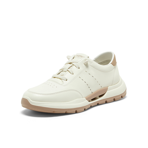 Bata休闲鞋女2025秋季商场新款厚底通勤百搭牛皮运动鞋VLHA8CM5