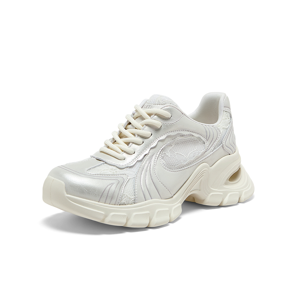 Bata高街老爹鞋女2025秋季商场新款厚底增高运动休闲单鞋11719CM5