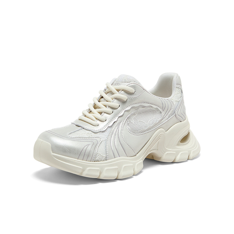 Bata高街老爹鞋女2025秋季商场新款厚底增高运动休闲单鞋11719CM5