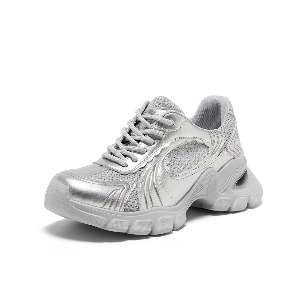 Bata高街老爹鞋女2025秋季商场新款厚底增高运动休闲单鞋11719CM5