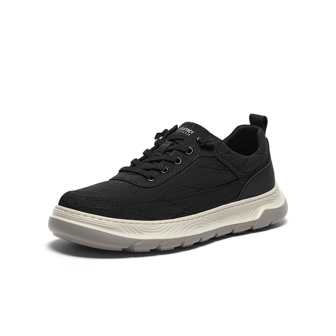 Bata休闲鞋男2025夏季商场新款厚底通勤透气百搭轻便板鞋ELH55BM5