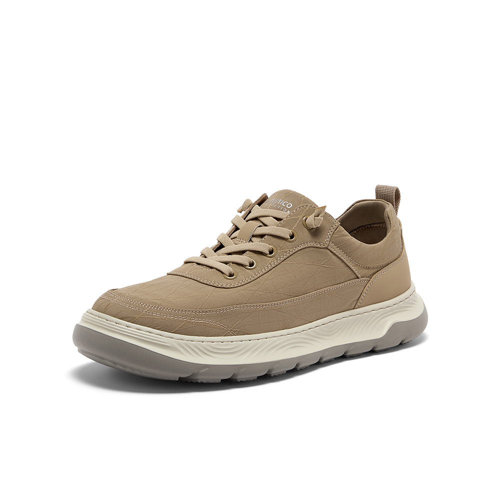 Bata休闲鞋男2025夏季商场新款厚底通勤透气百搭轻便板鞋ELH55BM5