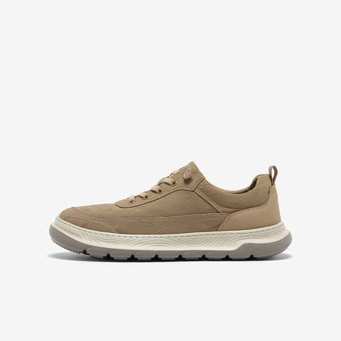 Bata休闲鞋男2025夏季商场新款厚底通勤透气百搭轻便板鞋ELH55BM5