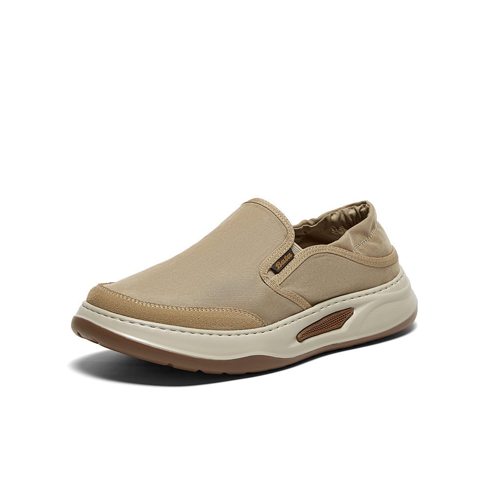 Bata乐福鞋男2025夏季新款休闲透气舒适厚底百搭一脚蹬L5770BM5