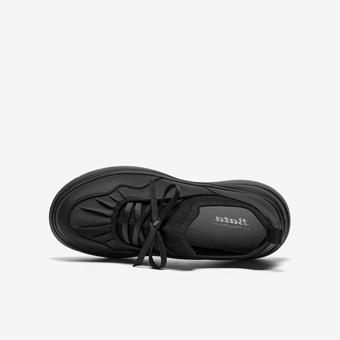 Bata休闲鞋女2025秋商场新款百搭透气优雅厚底通勤单鞋UTW04BM5