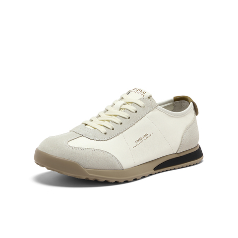 Bata休闲鞋男2025秋新款百搭通勤牛皮潮流德训运动鞋L3320CM5