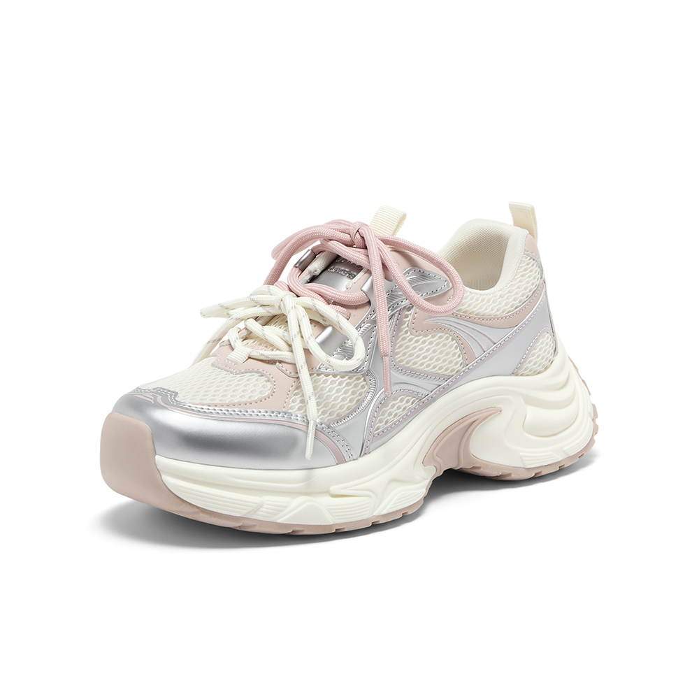 Bata老爹鞋女2025秋商场新款通勤百搭运动时尚厚底休闲鞋5825BCM5