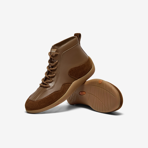 Bata休闲鞋女2025秋商场新款牛皮通勤时尚软底高帮板鞋ALI42CM5