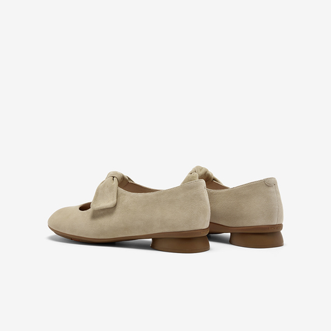 Bata玛丽珍女2025秋商场新款羊皮软底百搭浅口娃娃鞋单鞋AYB29CQ5