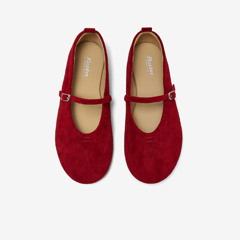 Bata羊皮书单鞋女2025秋商场新款百搭通勤浅口软底单鞋53968CQ5