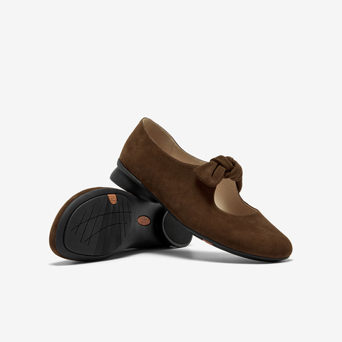 Bata玛丽珍女2025秋商场新款羊皮软底百搭浅口娃娃鞋单鞋AYB29CQ5