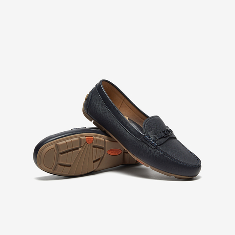 Bata乐福鞋女2025秋商场新款复古英伦风羊皮软底一脚蹬AE263CA5