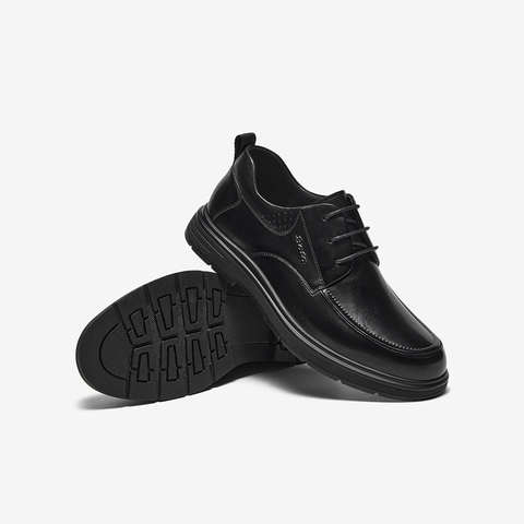 Bata商务正装鞋男2025秋季商场新款英伦牛皮德比鞋婚鞋71603CM5