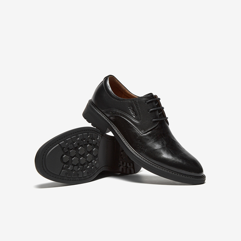 Bata正装皮鞋男2025秋商场新款牛皮商务通勤牛津德比鞋92B01CM5