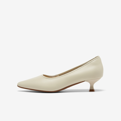 Bata浅口单鞋女2025秋季商场新款羊皮优雅软底通勤高跟鞋25799CQ5