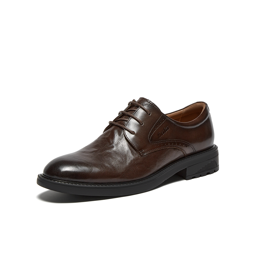 Bata正装皮鞋男2025秋商场新款牛皮商务通勤牛津德比鞋92B01CM5