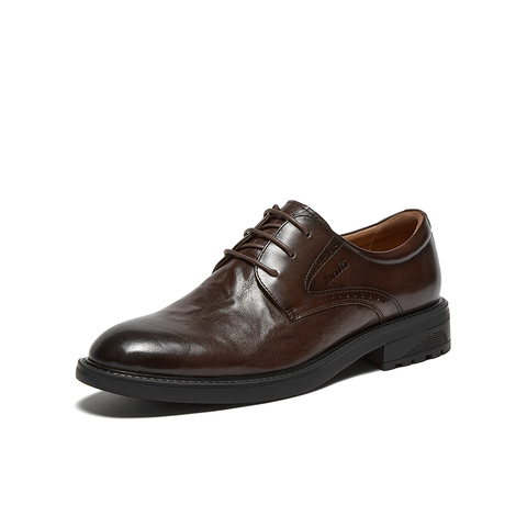 Bata正装皮鞋男2025秋商场新款牛皮商务通勤牛津德比鞋92B01CM5