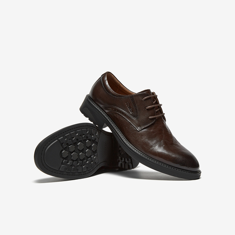 Bata正装皮鞋男2025秋商场新款牛皮商务通勤牛津德比鞋92B01CM5