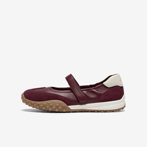 Bata休闲玛丽珍2025秋商场新款羊皮舒适通勤豆豆底单鞋AZX01CQ5