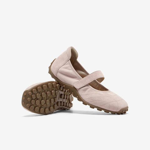 Bata休闲玛丽珍2025秋季商场新款羊皮通勤豆豆底开车鞋ABI10CQ5