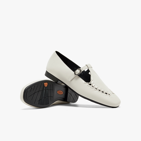 Bata乐福鞋女2025秋季商场新款复古英伦风羊皮软底一脚蹬AVL48CA5