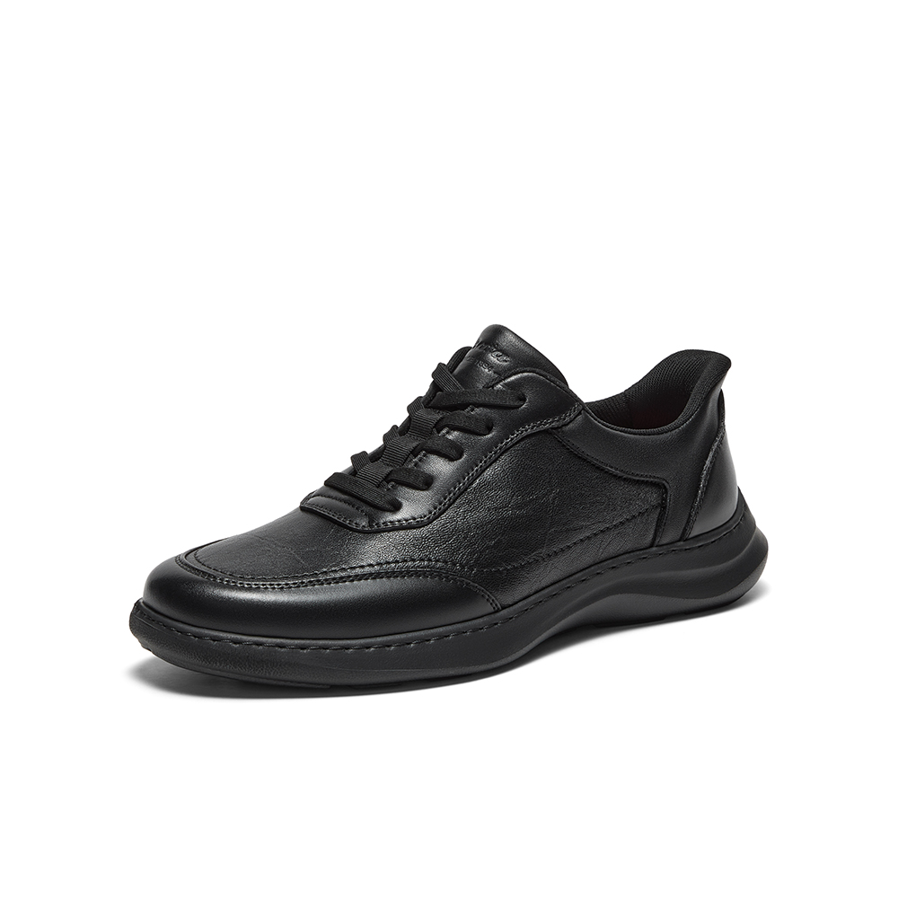 Bata休闲鞋男2025秋季商场新款羊皮通勤厚底通勤休闲皮鞋29282CM5