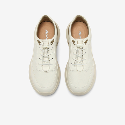 Bata休闲鞋男2025秋季商场新款厚底透气舒适通勤休闲鞋FCE07CM5