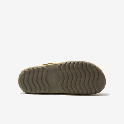 Bata勃肯鞋男2025秋商场新品英伦风复古牛剖皮厚底一脚蹬25127CM5