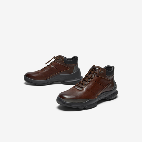 Bata时装靴男2025冬季商场新款通勤户外休闲厚底低靴W2741DD5