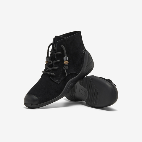 Bata休闲靴女2025冬季商场新款羊皮休闲通勤高帮鞋AAL41DD5