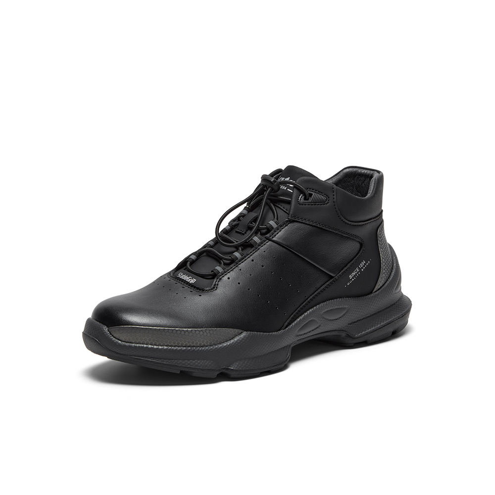 Bata时装靴男2025冬季商场新款通勤户外休闲厚底低靴W2741DD5