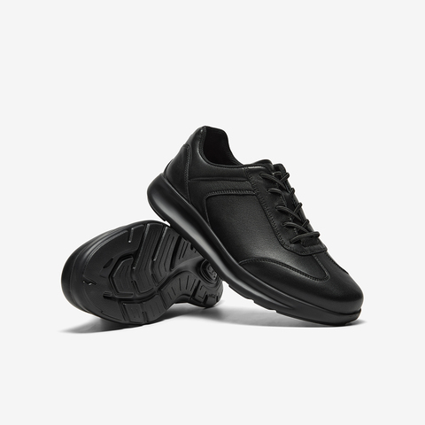 Bata休闲鞋男202秋季商场新款厚底透气舒适牛皮通勤运动鞋FDZ03CM5