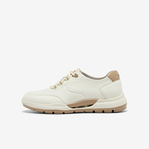 Bata休闲鞋女2025秋商场新款牛皮羊皮通勤百搭厚底运动鞋VLHB7CM5