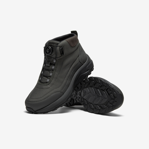 Bata时装靴男2025冬季商场新款通勤户外旋转扣厚底低靴ESH19DD5