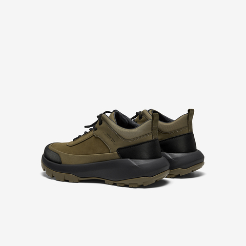 Bata时装靴男2025冬季商场新款通勤户外休闲系带低靴FDF09DD5