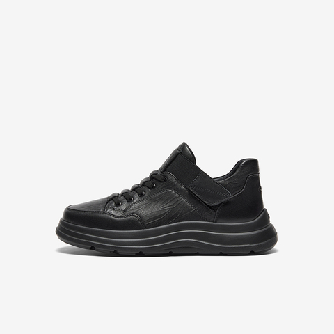 Bata时装靴男2025冬季商场新款牛皮通勤户外休闲厚底低靴2A796DD5