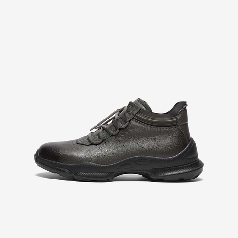 Bata时装靴男2025冬季商场新款牛皮通勤户外休闲厚底低靴25161DD5