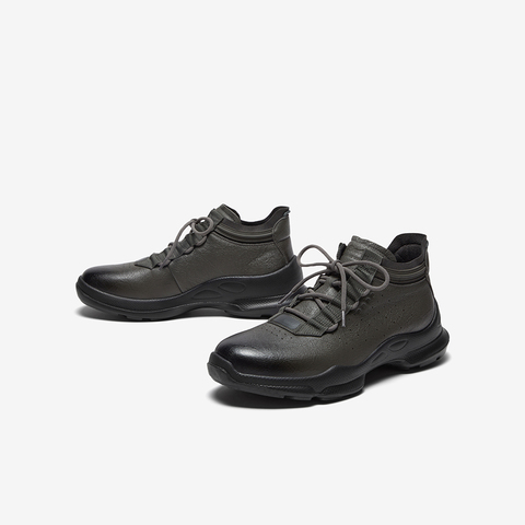 Bata时装靴男2025冬季商场新款牛皮通勤户外休闲厚底低靴25161DD5