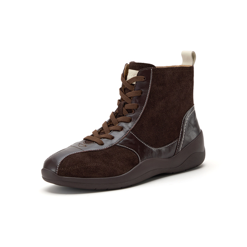 Bata休闲靴女2025冬季商场新款时尚百搭低跟运动靴ALI71DD5