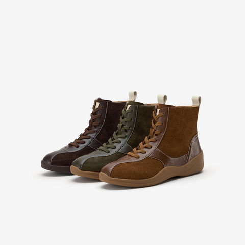 Bata休闲靴女2025冬季商场新款时尚百搭低跟运动靴ALI71DD5