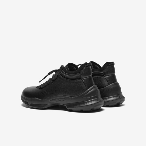 Bata时装靴男2025冬季商场新款牛皮通勤户外休闲厚底低靴25161DD5